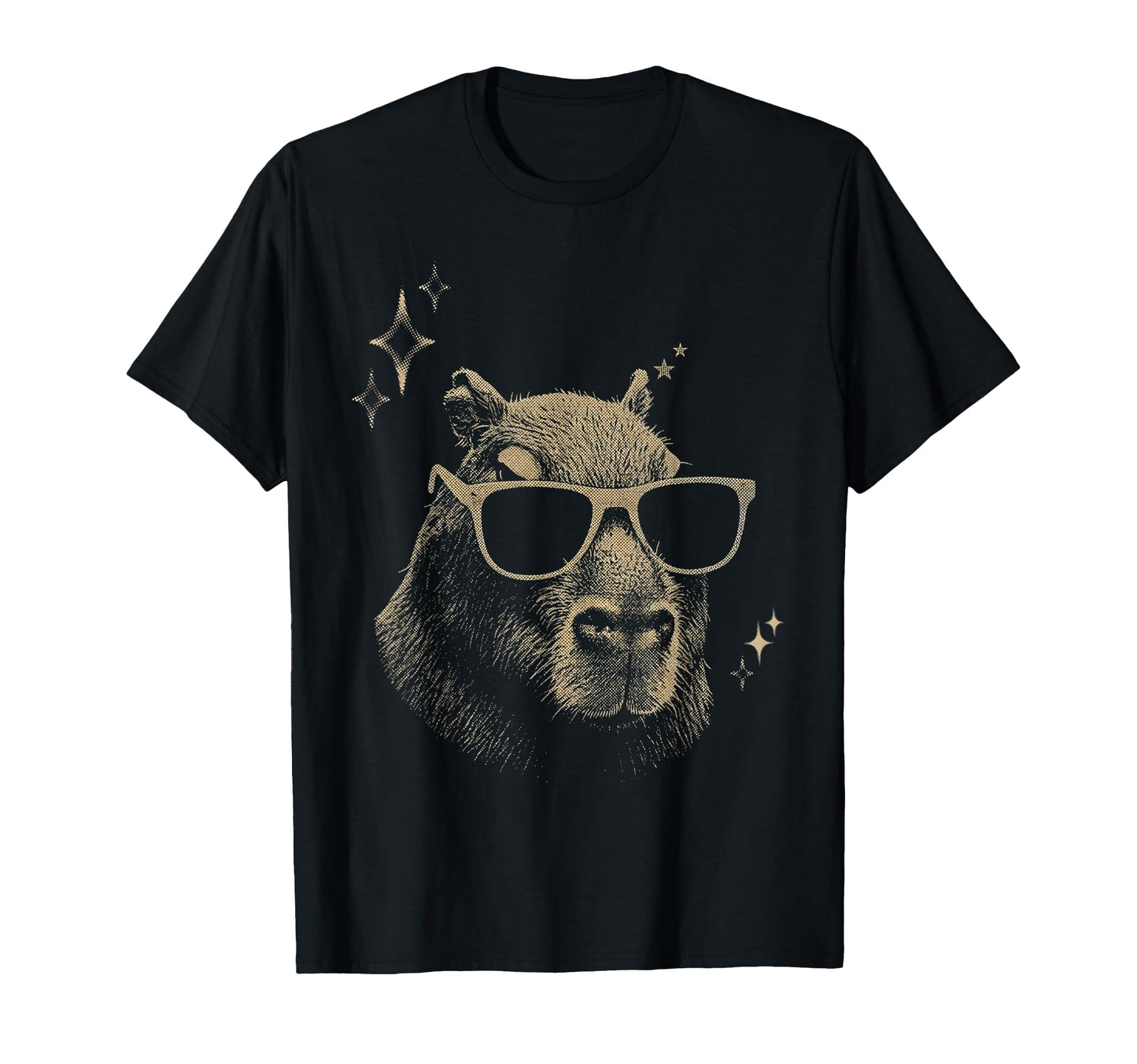Y2K Capybara Sunglasses 90S 2000S Grunge T-Shirt - Graphic Print for Adults - T-Shirt, Sweatshirt, Hoodie