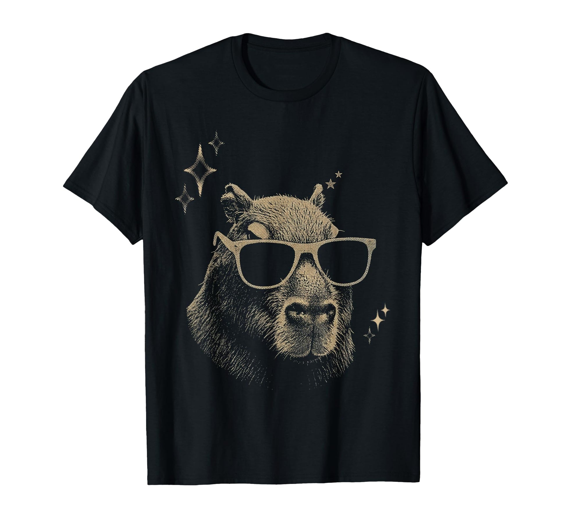 Y2K Capybara Sunglasses 90S 2000S Grunge T-Shirt - Graphic Print for Adults - T-Shirt, Sweatshirt, Hoodie