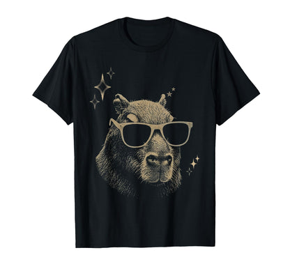 Y2K Capybara Sunglasses 90S 2000S Grunge T-Shirt - Graphic Print for Adults - T-Shirt, Sweatshirt, Hoodie