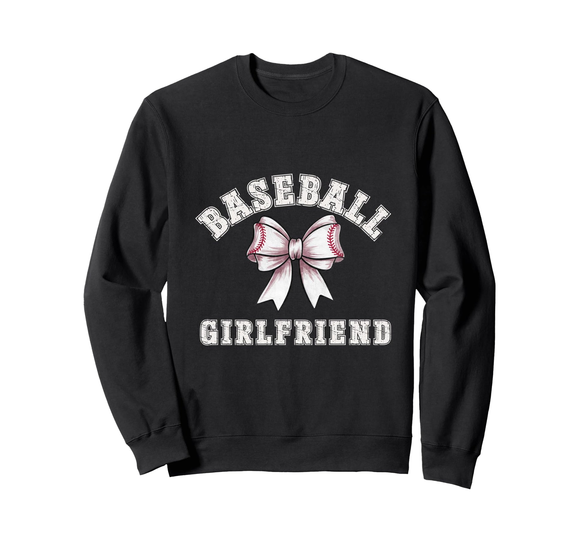 Coquette Baseball Girlfriend Bow Sweatshirt - Custom Art Print for Adults - T-Shirt, Sweatshirt, Hoodie