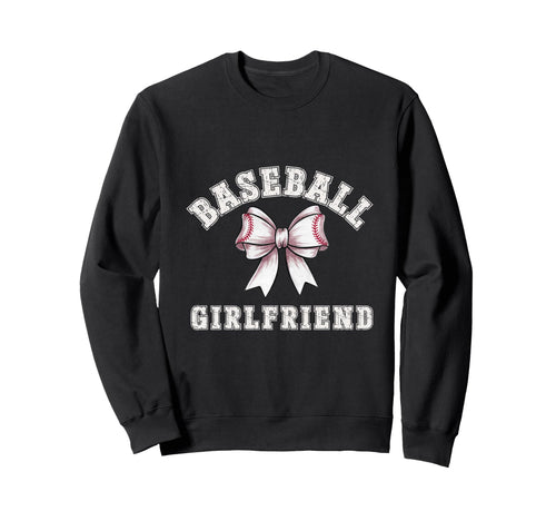 Coquette Baseball Girlfriend Bow Sweatshirt - Custom Art Print for Adults - T-Shirt, Sweatshirt, Hoodie
