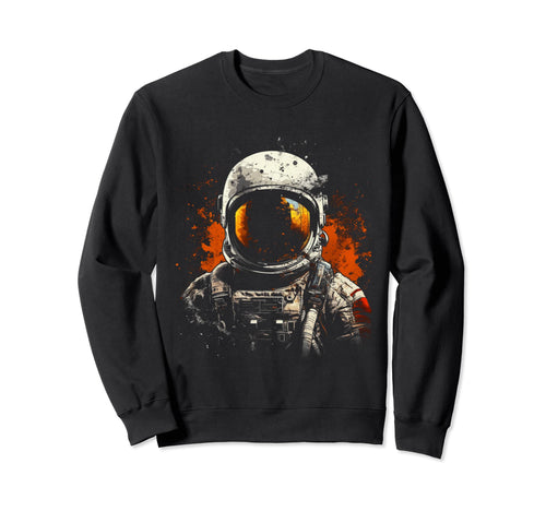 Astronaut Space Distressed 90S Grunge Sweatshirt - Graphic Print Unisex - T-Shirt, Sweatshirt, Hoodie