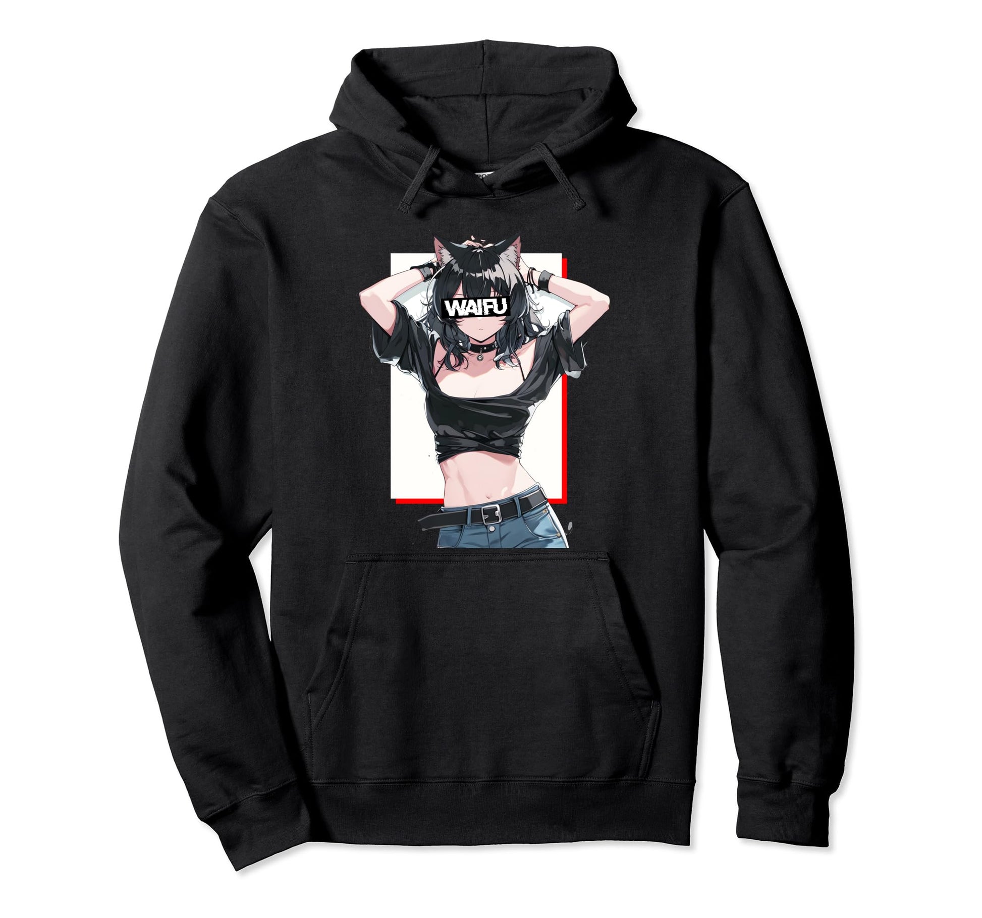 Japanese Aesthetic Waifu Anime Otaku Hoodie - Custom Art Print Men Women - T-Shirt, Sweatshirt, Hoodie