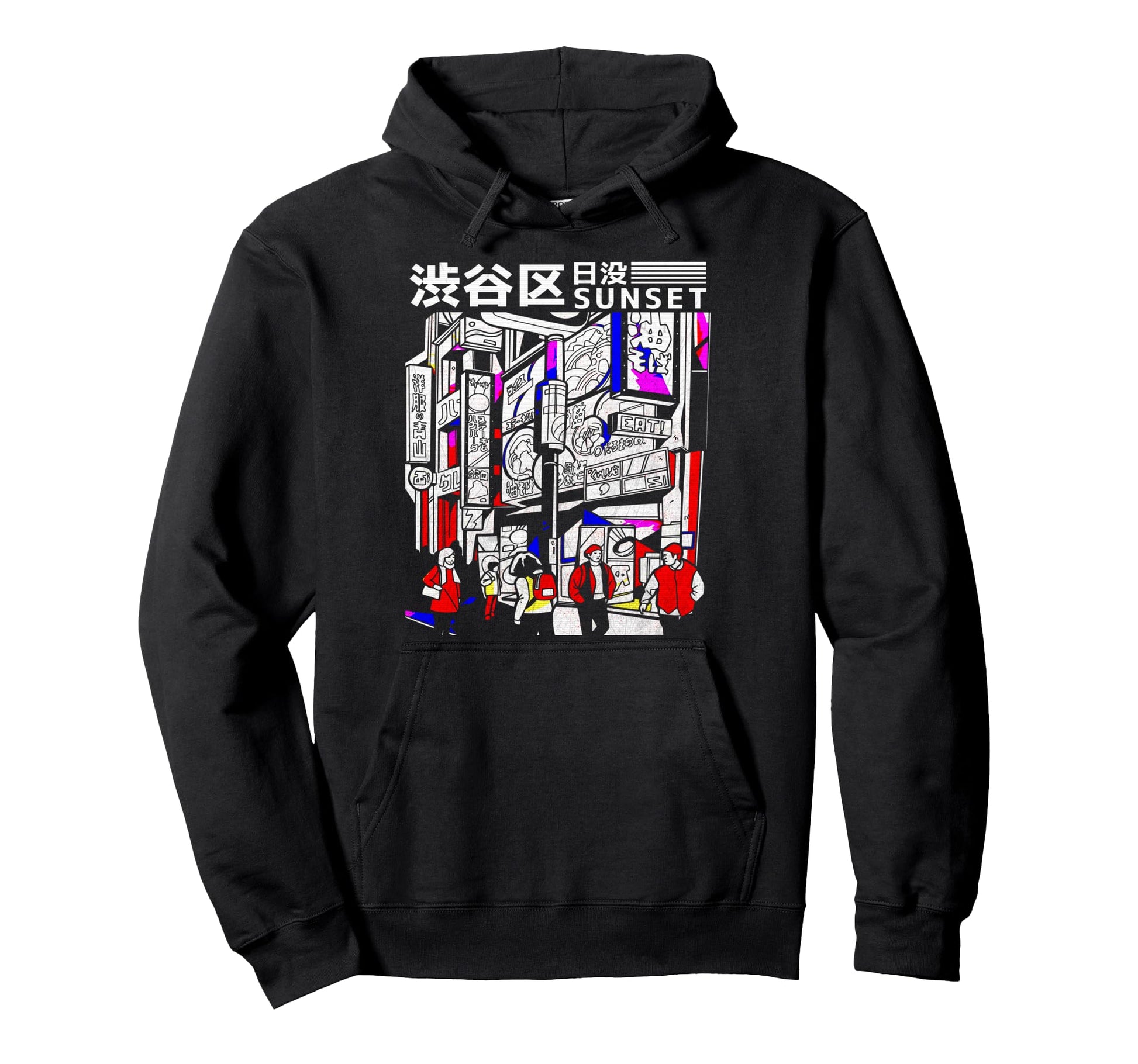 Aesthetic Vaporwave Japan 80S 90S Tokyo Hoodie - Custom Art Print Unisex - T-Shirt, Sweatshirt, Hoodie