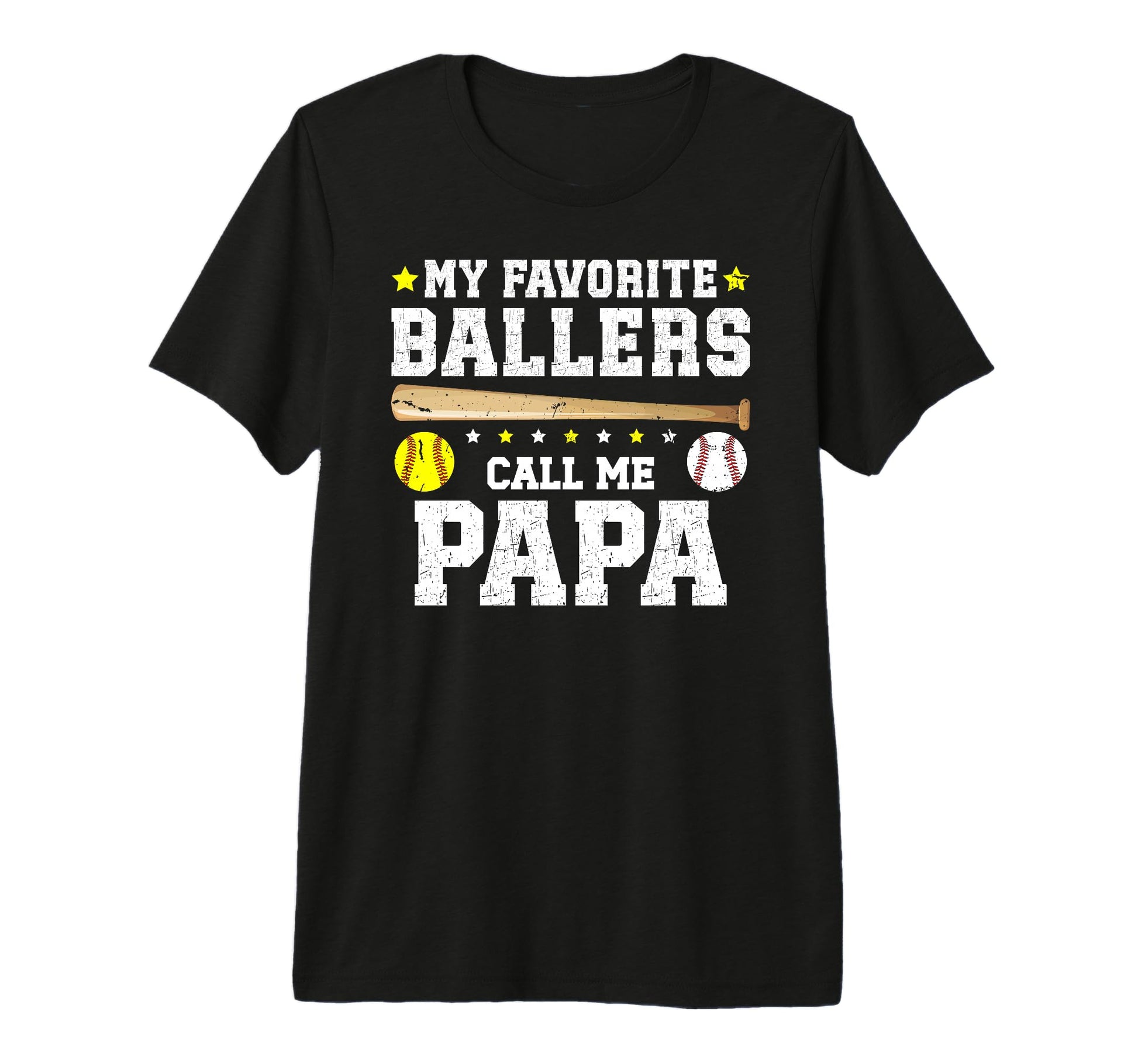 Mens My Favorite Ballers Call Me Papa T-Shirt - Fun Novelty Design Unisex - T-Shirt, Sweatshirt, Hoodie