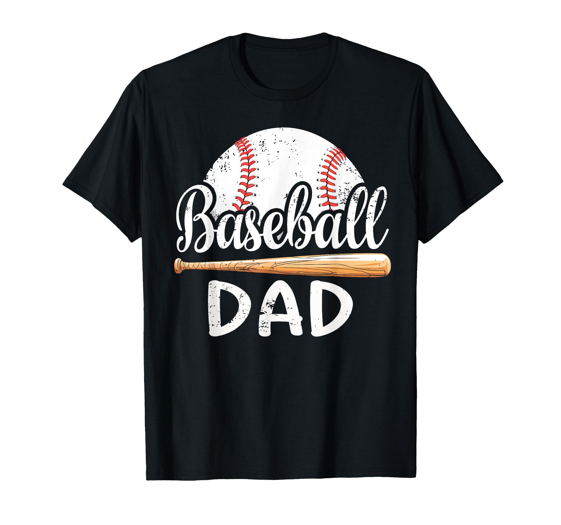Mens Baseball Dad Baseball Player T-Shirt - Custom Art Print for Adults - T-Shirt, Sweatshirt, Hoodie