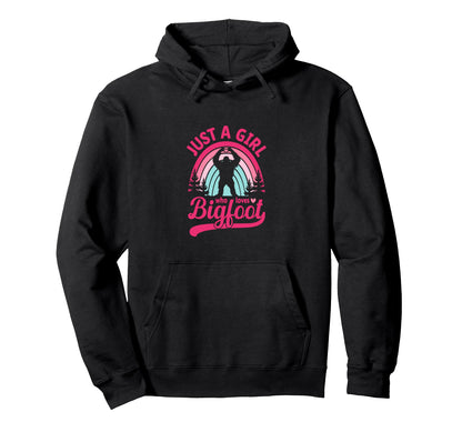 Rainbow Just Who Loves Bigfoot Hoodie - Casual Everyday Wear for Adults - T-Shirt, Sweatshirt, Hoodie