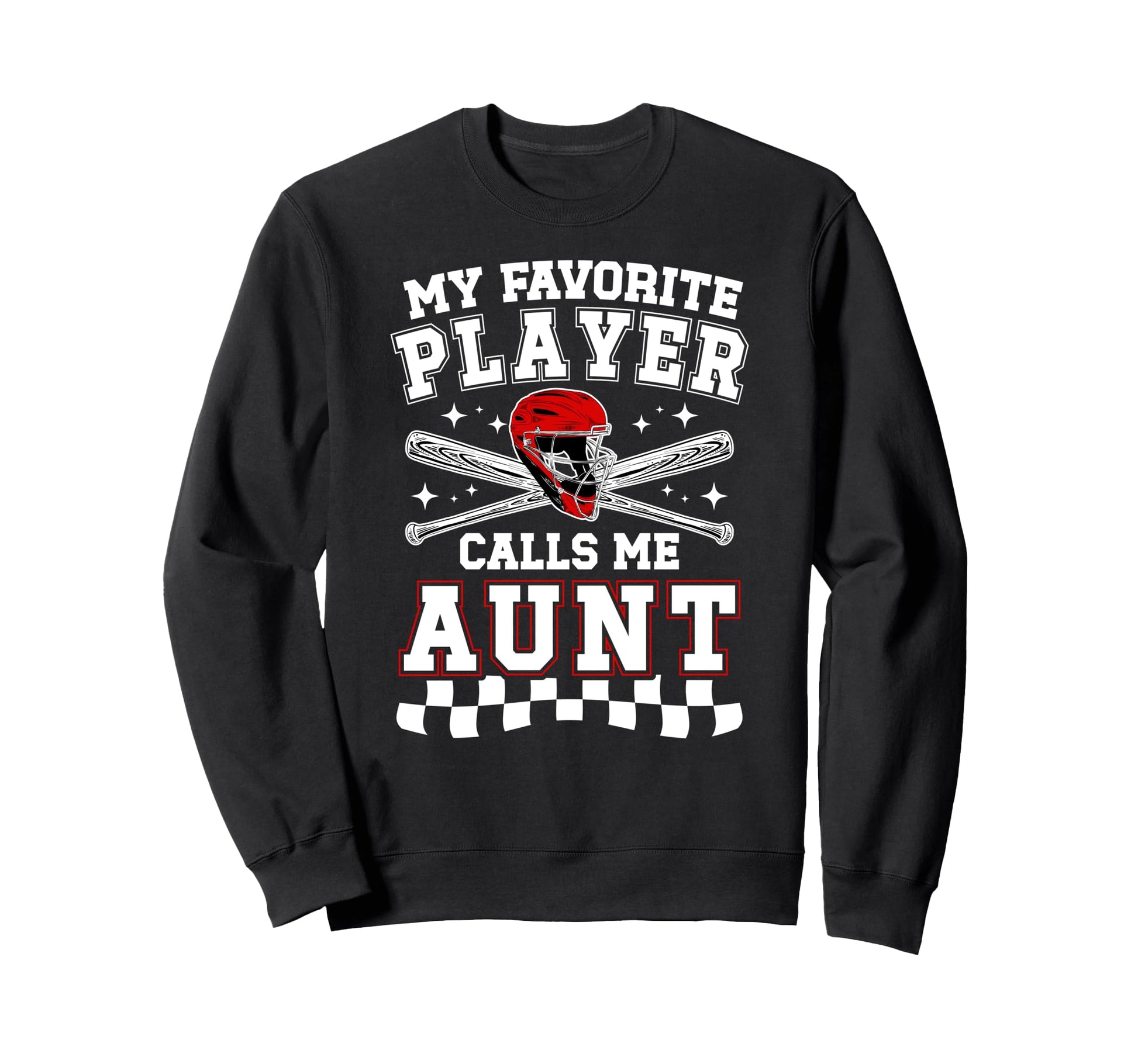 Proud Baseball Aunt Baseball Player Sweatshirt - Streetwear Style Unisex - T-Shirt, Sweatshirt, Hoodie