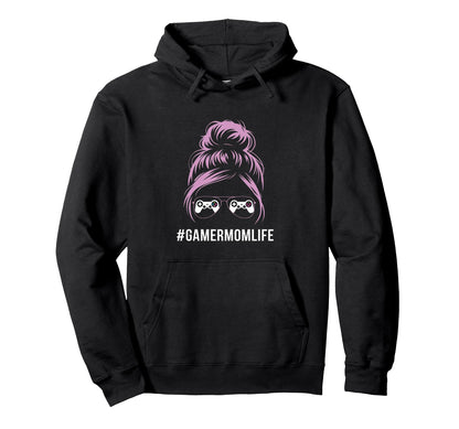 Gamer Mom Life Mothers Day Gaming Video Hoodie - Trendy Graphic Unisex - T-Shirt, Sweatshirt, Hoodie