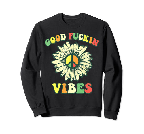 Sunflower Peace Hippie Boho Gifts Sweatshirt - Novelty Apparel for Adults - T-Shirt, Sweatshirt, Hoodie