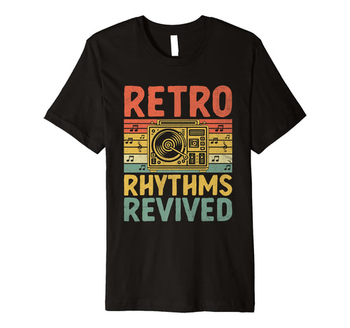 Funny Old School Dj Equipment Table T-Shirt - Graphic Print Men Women - T-Shirt, Sweatshirt, Hoodie