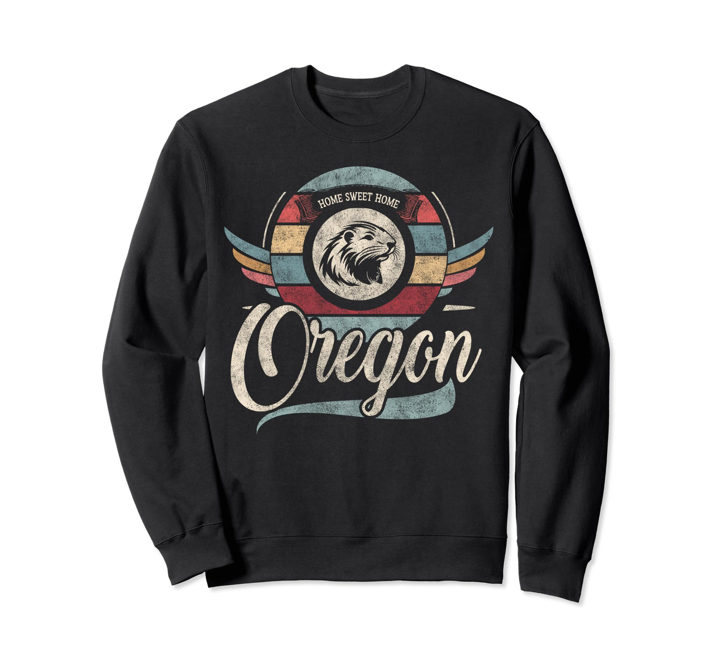 Oregon State Animal Beaver Sweet Sweatshirt - Minimalist Print for Adults - T-Shirt, Sweatshirt, Hoodie