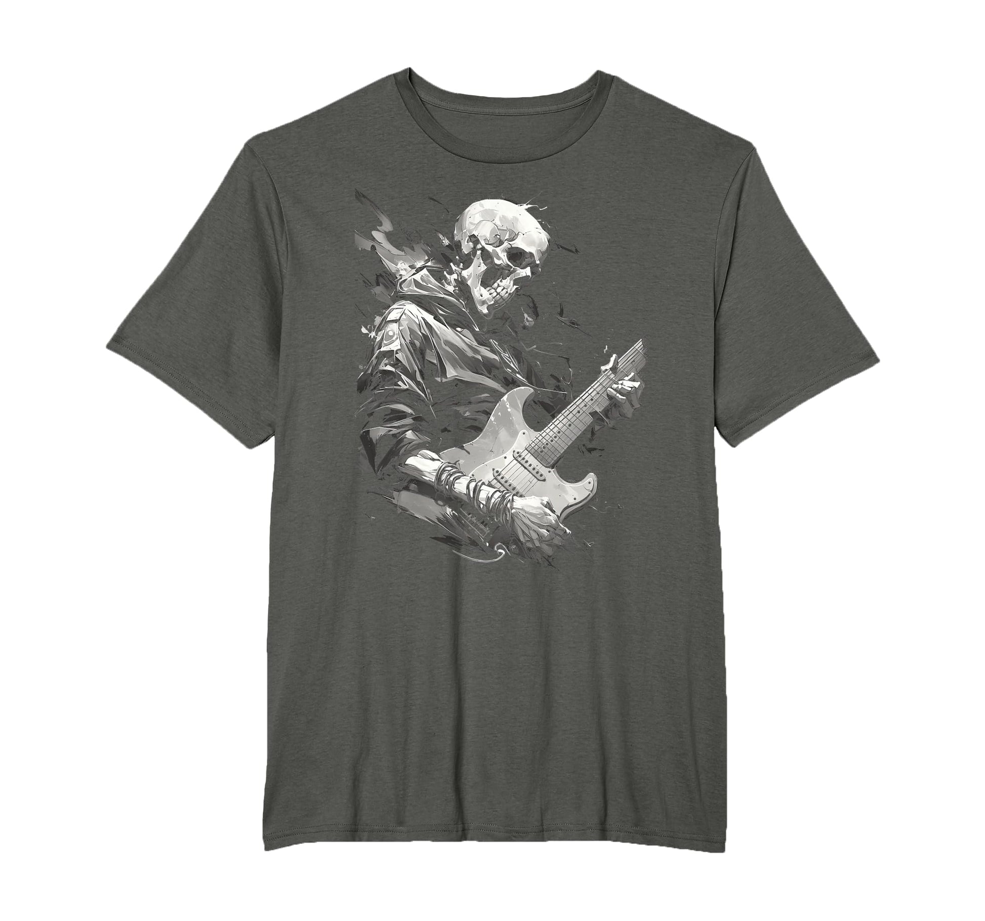 Skeleton Playing Guitar Rock Star T-Shirt - Novelty Apparel Unisex - T-Shirt, Sweatshirt, Hoodie
