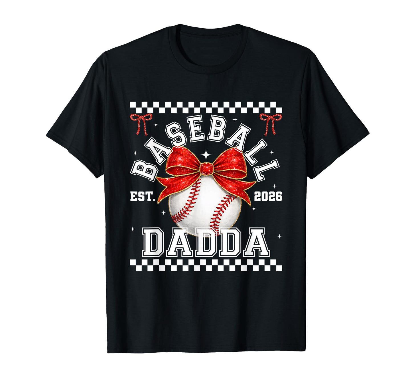 Baseball Dadda Coquette Family T-Shirt - Unique Graphic for Adults - T-Shirt, Sweatshirt, Hoodie