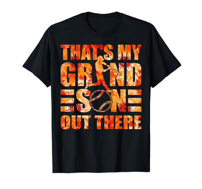 Thats My Grandson Out There Baseball T-Shirt - Aesthetic Graphic Men Women - T-Shirt, Sweatshirt, Hoodie