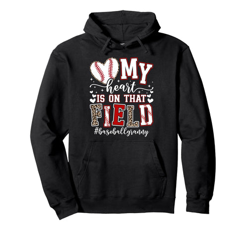That Field Baseball Granny Baseball Player Hoodie - Trendy Graphic Unisex - T-Shirt, Sweatshirt, Hoodie