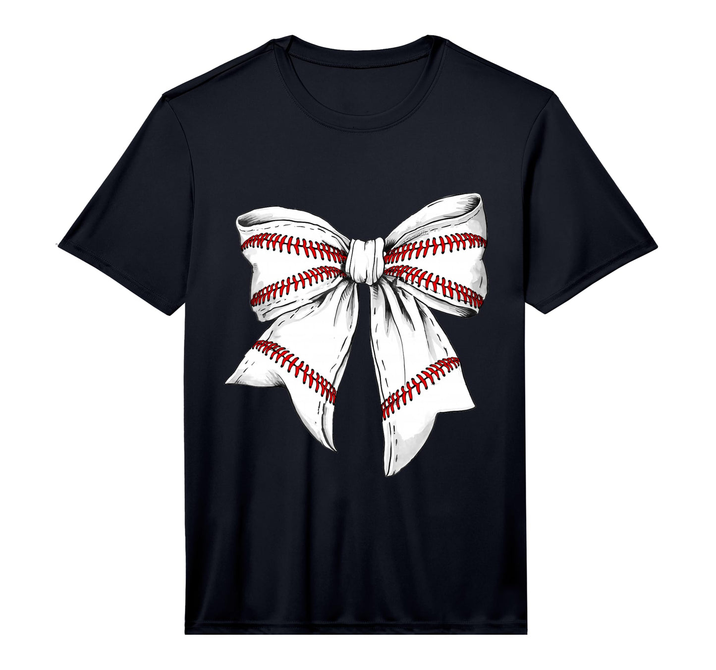 Baseball Mom Coquette Bow Gameday T-Shirt - Fun Novelty Design Unisex - T-Shirt, Sweatshirt, Hoodie