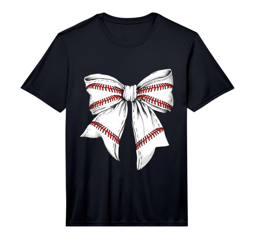 Baseball Mom Coquette Bow Gameday T-Shirt - Fun Novelty Design Unisex - T-Shirt, Sweatshirt, Hoodie