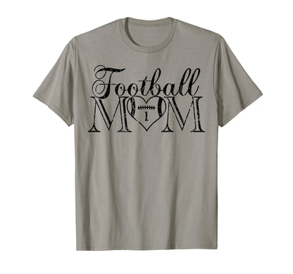 Football Mom Black Number 1 T-Shirt - Casual Everyday Wear Men Women - T-Shirt, Sweatshirt, Hoodie