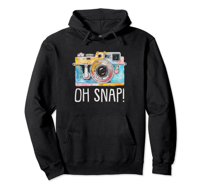 Photographer Camera Funny Photography Hoodie - Aesthetic Graphic Men Women - T-Shirt, Sweatshirt, Hoodie