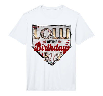 Lolli Birthday Baseball Lover Birthday T-Shirt - Aesthetic Graphic Unisex - T-Shirt, Sweatshirt, Hoodie