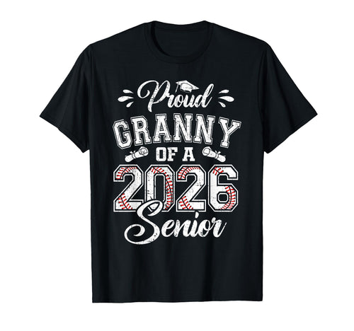 Proud Granny 2026 Senior T-Shirt - Casual Everyday Wear for Adults - T-Shirt, Sweatshirt, Hoodie