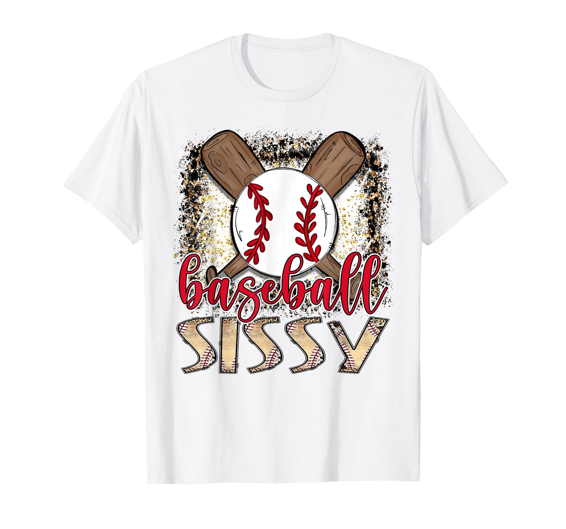 Baseball Sissy Leopard Proud Ball Sissy T-Shirt - Trendy Graphic Men Women - T-Shirt, Sweatshirt, Hoodie
