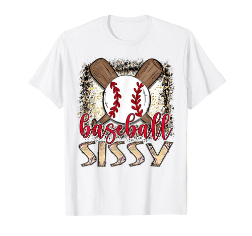 Baseball Sissy Leopard Proud Ball Sissy T-Shirt - Trendy Graphic Men Women - T-Shirt, Sweatshirt, Hoodie