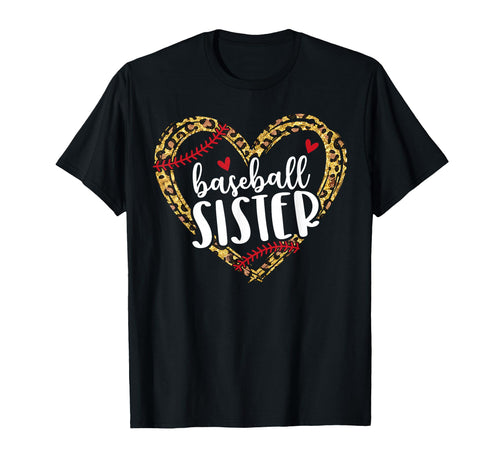 Baseball Sister Biggest Fan Baseball T-Shirt - Fun Novelty Design Unisex - T-Shirt, Sweatshirt, Hoodie