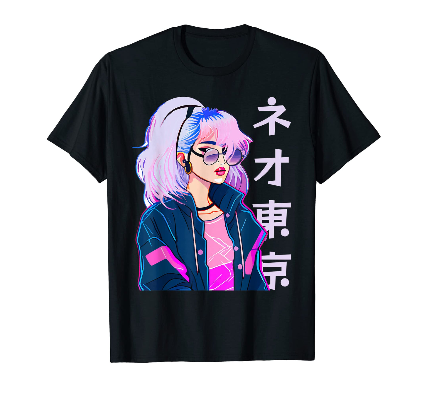 Cybergrunge Japanese Anime Vaporwave T-Shirt - Fun Novelty Design Unisex - T-Shirt, Sweatshirt, Hoodie