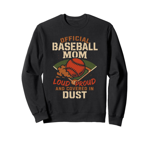 Baseball Mom Dugout Life Game Day Sweatshirt - Casual Everyday Wear Unisex - T-Shirt, Sweatshirt, Hoodie