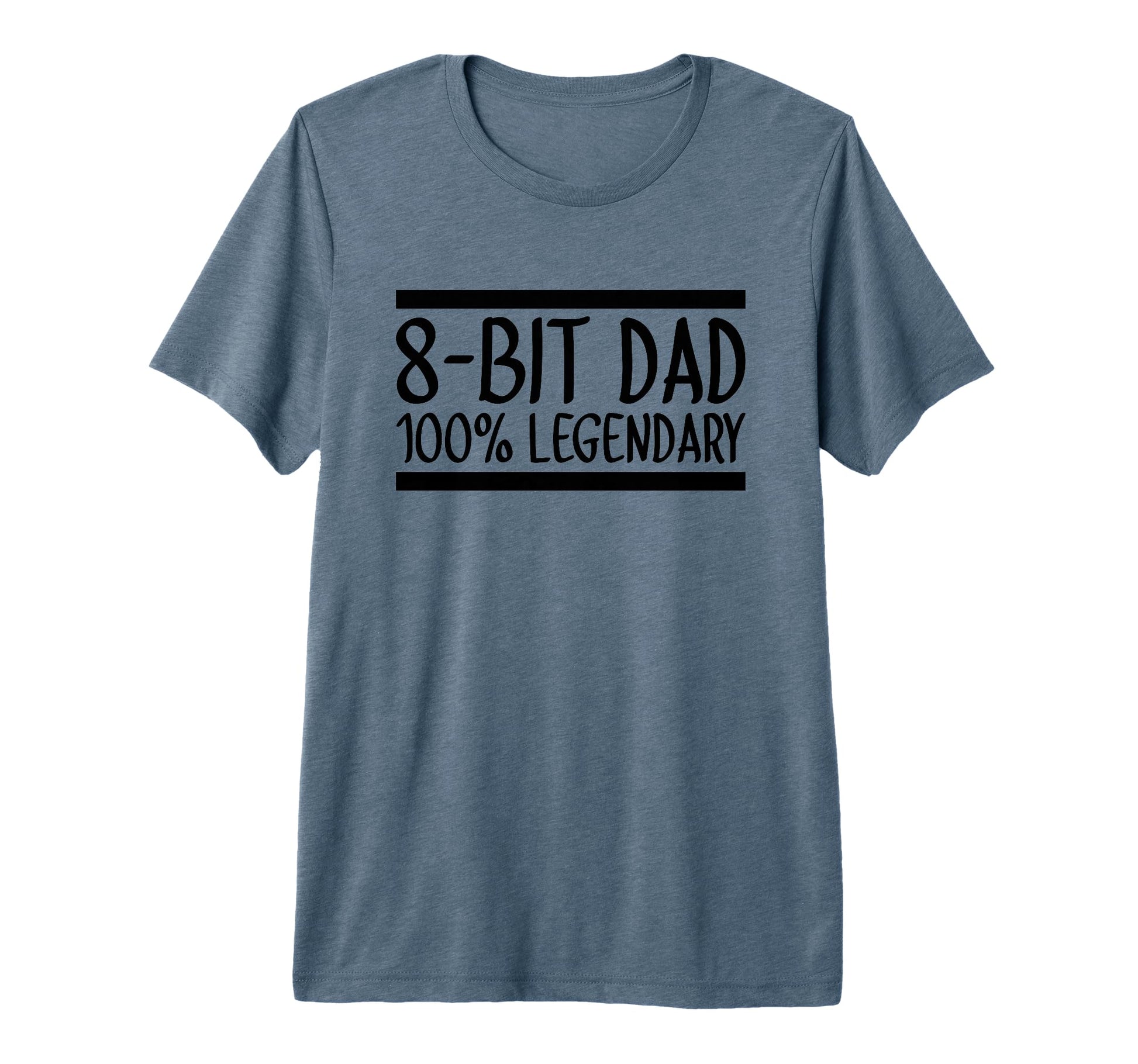 Mens 8 Bit Dad 100 Legendary Gaming T-Shirt - Aesthetic Graphic Men Women - T-Shirt, Sweatshirt, Hoodie