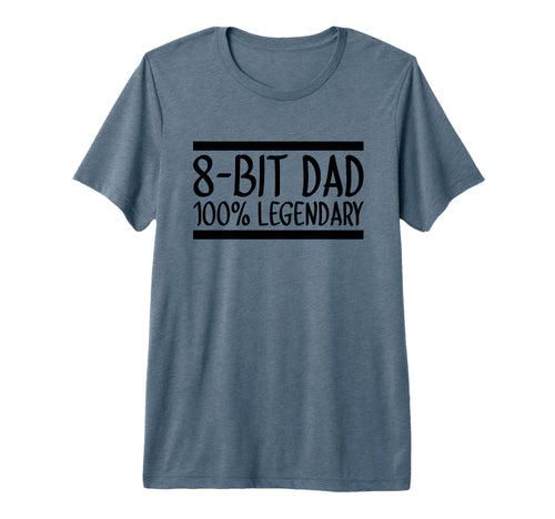 Mens 8 Bit Dad 100 Legendary Gaming T-Shirt - Aesthetic Graphic Men Women - T-Shirt, Sweatshirt, Hoodie