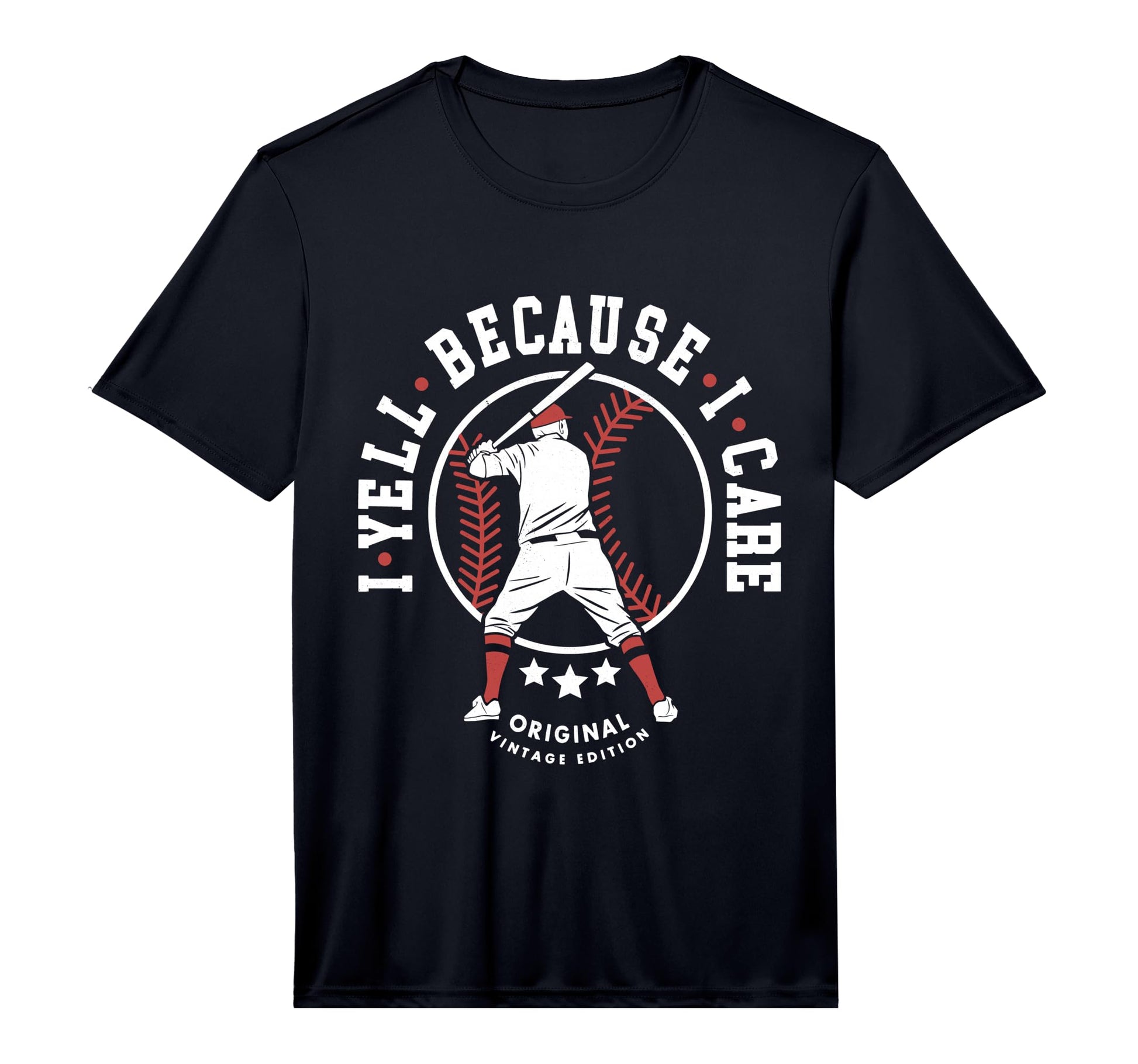 Mens I Yell Because I Care Sports T-Shirt - Novelty Apparel Men Women - T-Shirt, Sweatshirt, Hoodie
