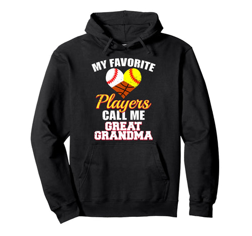 My Favorite Baseball Softball Hoodie - Novelty Apparel Men Women - T-Shirt, Sweatshirt, Hoodie