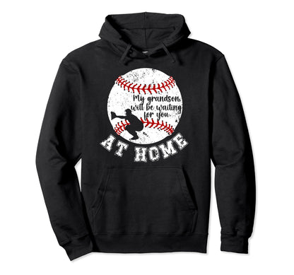Home Baseball Catcher Grandma Baseball Hoodie - Graphic Print Unisex - T-Shirt, Sweatshirt, Hoodie