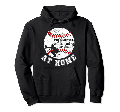 Home Baseball Catcher Grandma Baseball Hoodie - Graphic Print Unisex - T-Shirt, Sweatshirt, Hoodie