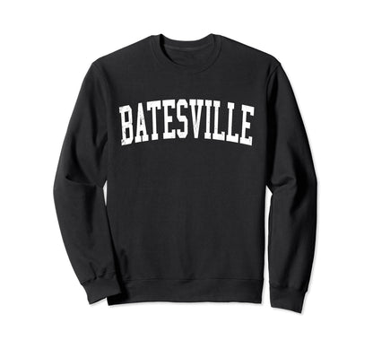 Batesville Ar Distressed White Sweatshirt - Streetwear Style for Adults - T-Shirt, Sweatshirt, Hoodie