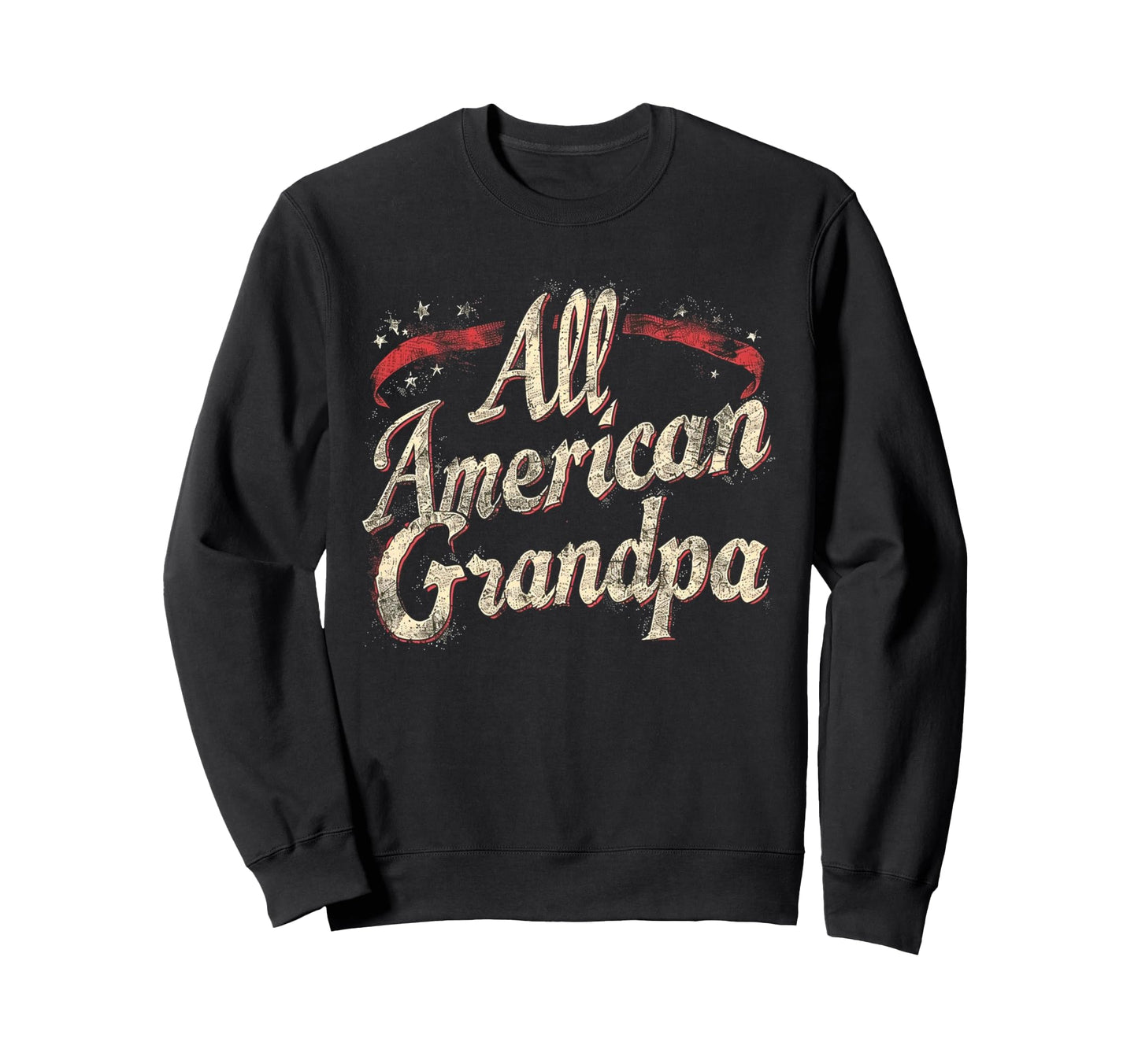 Grandpa 4Th July American Flag Sweatshirt - Custom Art Print Men Women - T-Shirt, Sweatshirt, Hoodie