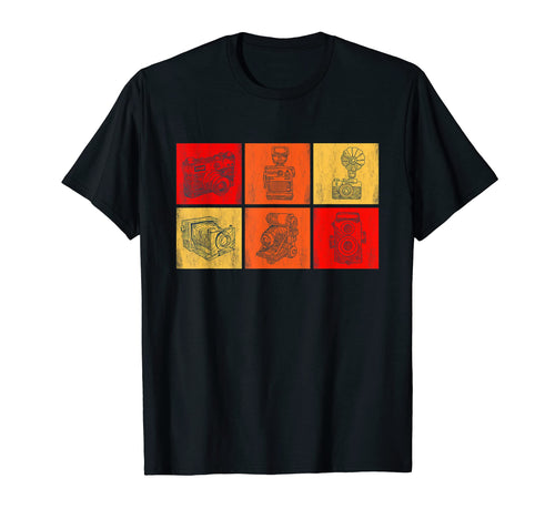 Photographer Photography Camera T-Shirt - Minimalist Print Unisex - T-Shirt, Sweatshirt, Hoodie