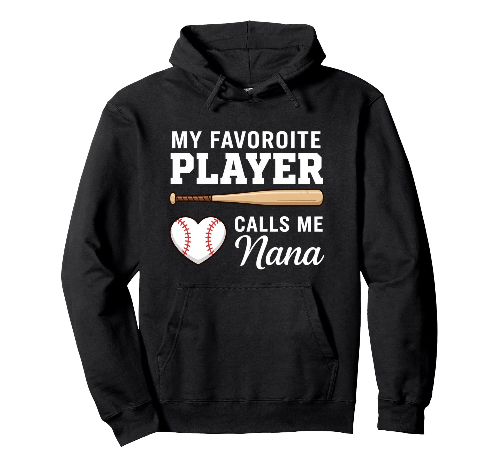 Grandparent My Favorite Player Calls Hoodie - Custom Art Print for Adults - T-Shirt, Sweatshirt, Hoodie