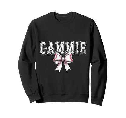 Coquette Baseball Gammie Spirit Sweatshirt - Unique Graphic for Adults - T-Shirt, Sweatshirt, Hoodie