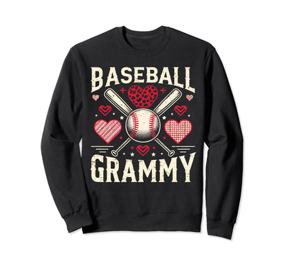 Baseball Grandma Grandmother Granny Sweatshirt - Novelty Apparel Men Women - T-Shirt, Sweatshirt, Hoodie