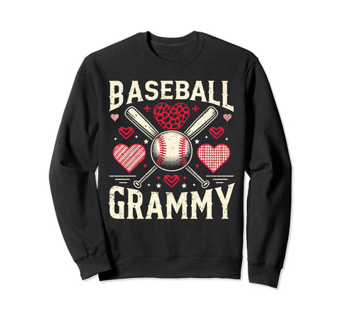 Baseball Grandma Grandmother Granny Sweatshirt - Novelty Apparel Men Women - T-Shirt, Sweatshirt, Hoodie
