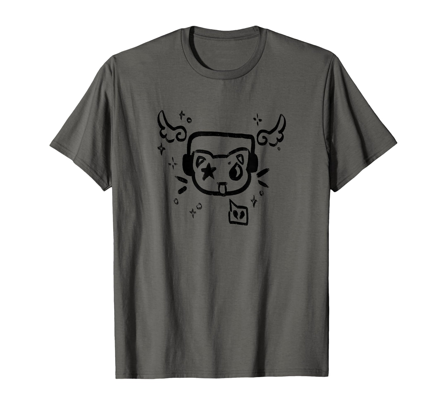 Y2K 90S Cat Headphone Headset Hoodie - Aesthetic Graphic for Adults - T-Shirt, Sweatshirt, Hoodie