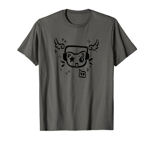 Y2K 90S Cat Headphone Headset Hoodie - Aesthetic Graphic for Adults - T-Shirt, Sweatshirt, Hoodie