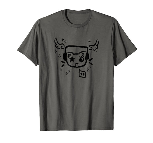 Y2K 90S Cat Headphone Headset Hoodie - Aesthetic Graphic for Adults - T-Shirt, Sweatshirt, Hoodie