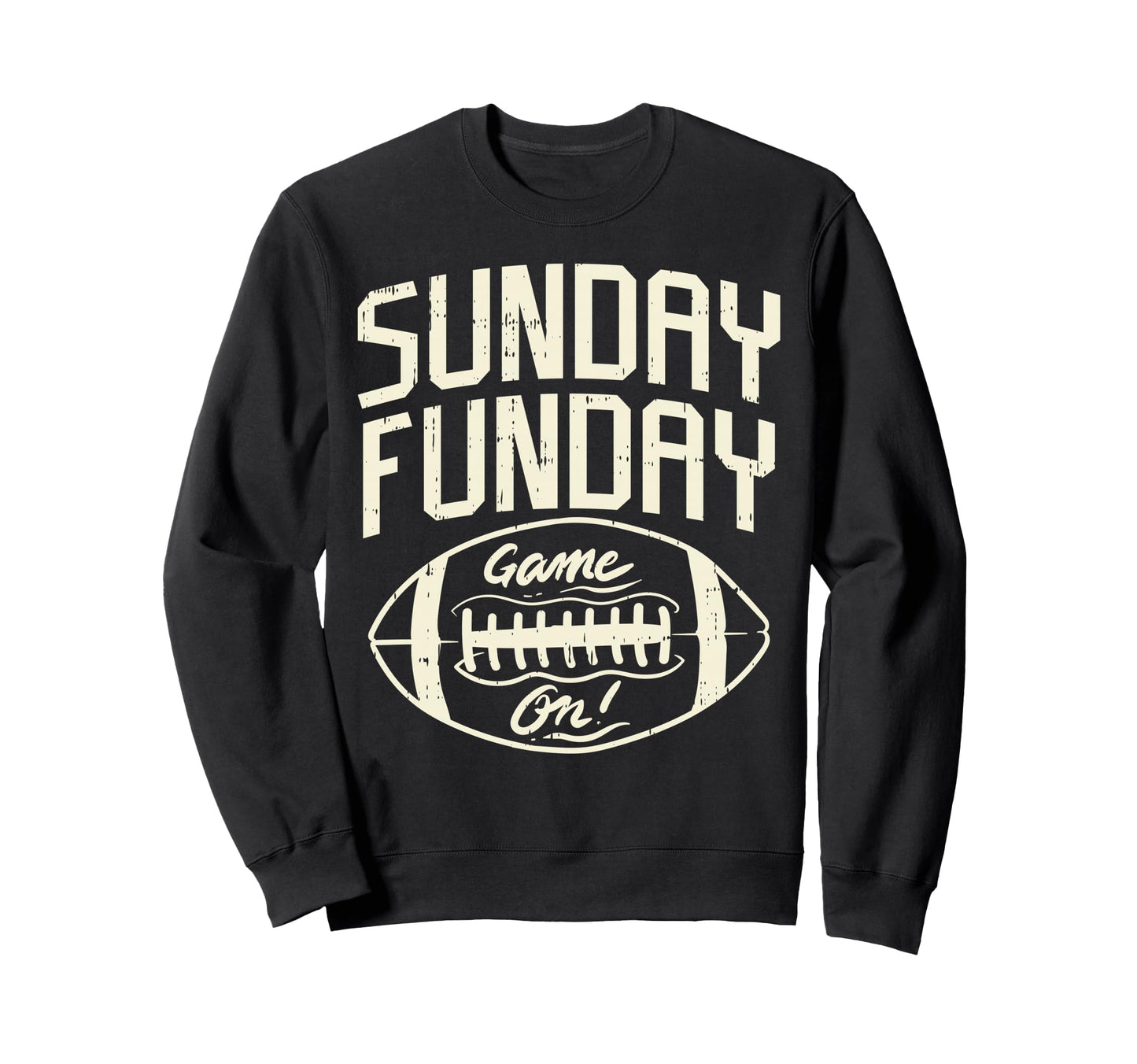 Funday Sunday Game Day American Sweatshirt - Fun Novelty Design Unisex - T-Shirt, Sweatshirt, Hoodie