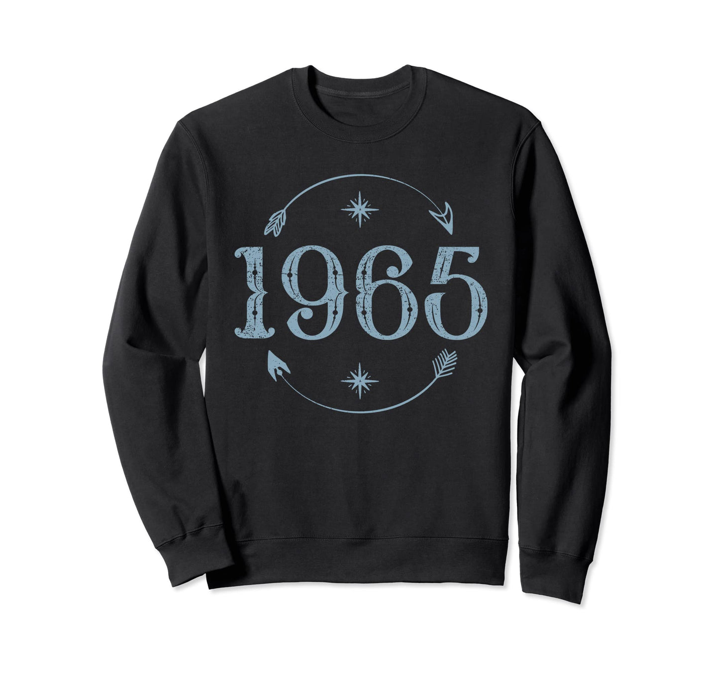 1965 57 Yo 57Th Birthday Boho Sweatshirt - Minimalist Print Men Women - T-Shirt, Sweatshirt, Hoodie