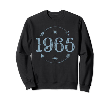1965 57 Yo 57Th Birthday Boho Sweatshirt - Minimalist Print Men Women - T-Shirt, Sweatshirt, Hoodie